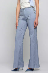 Pantalone a zampa con dettaglio bottoni - Pantalone Color ROONEY