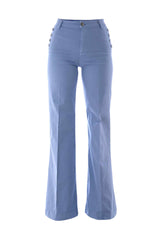 Pantalone a zampa con dettaglio bottoni - Pantalone Color ROONEY