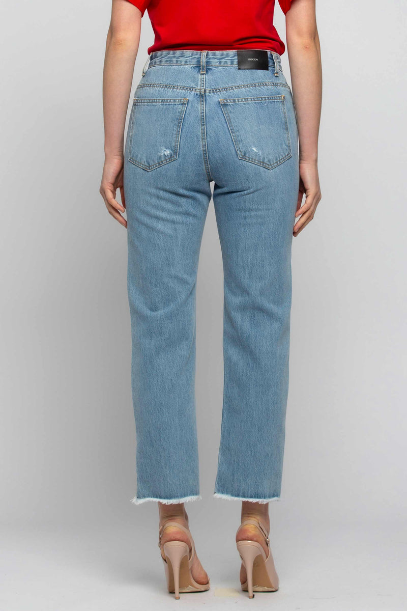 Jeans boyfriend con perline - Pantalone Denim JEYLAR
