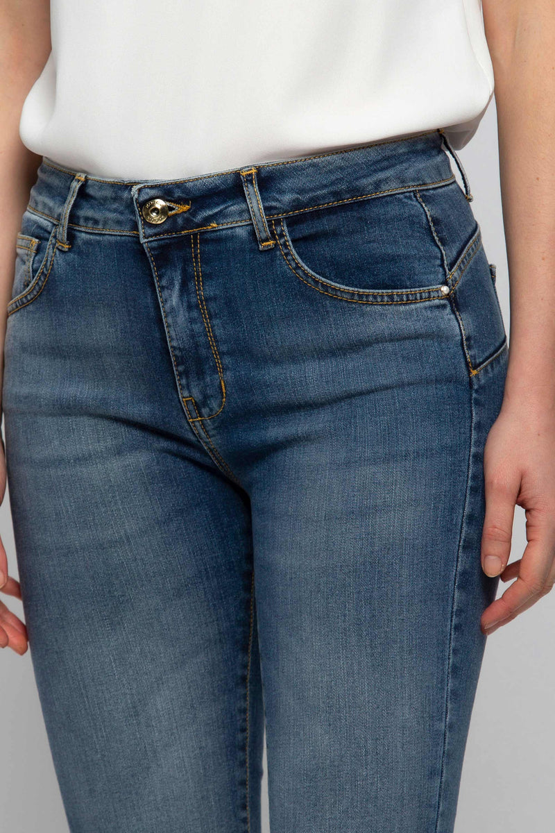 Slim fit denim and cotton trousers - Denim trousers OURDEK