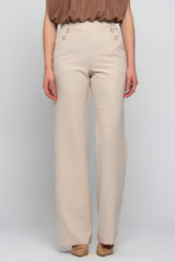 Fashion trousers with button details on the sides - Fashion trousers FENETH