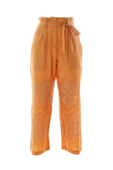 Belted paperbag trousers - Fashion trousers TANNIR