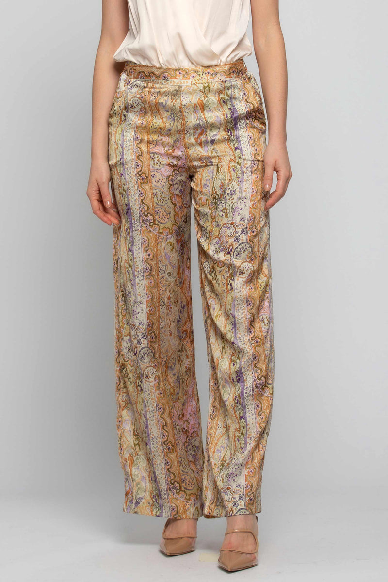 Loose patterned trousers - Fashion trousers BEZIM