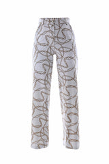 Pantalon tendance en viscose et coton - Pantalons Fashion BEDLON