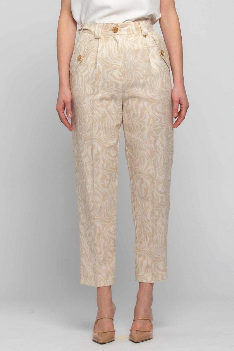 Pantalon à motifs zébrés - Pantalons Fashion RAYURA