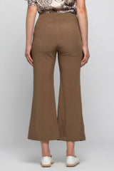 Viscose and linen ankle-length trousers - Fashion trousers YATI
