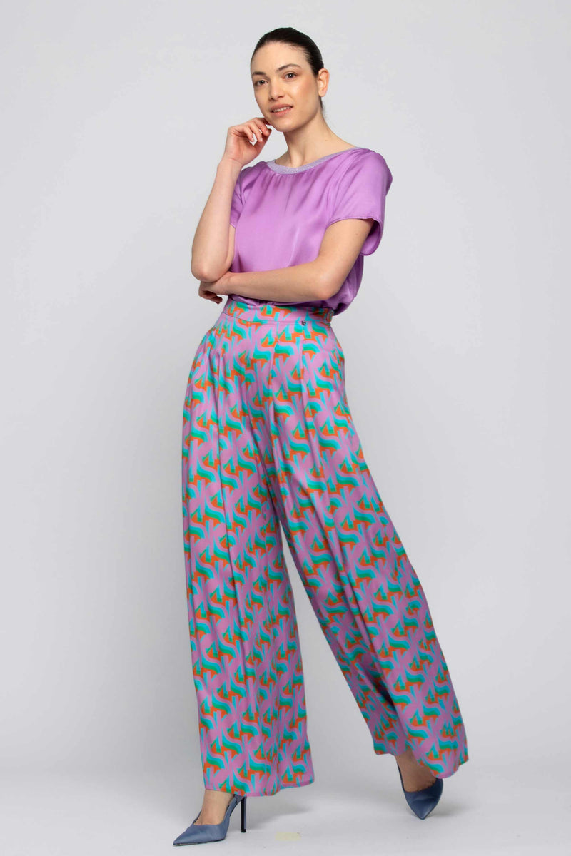 Pantagonna con stampa astratta - Pantalone Fashion RIITH
