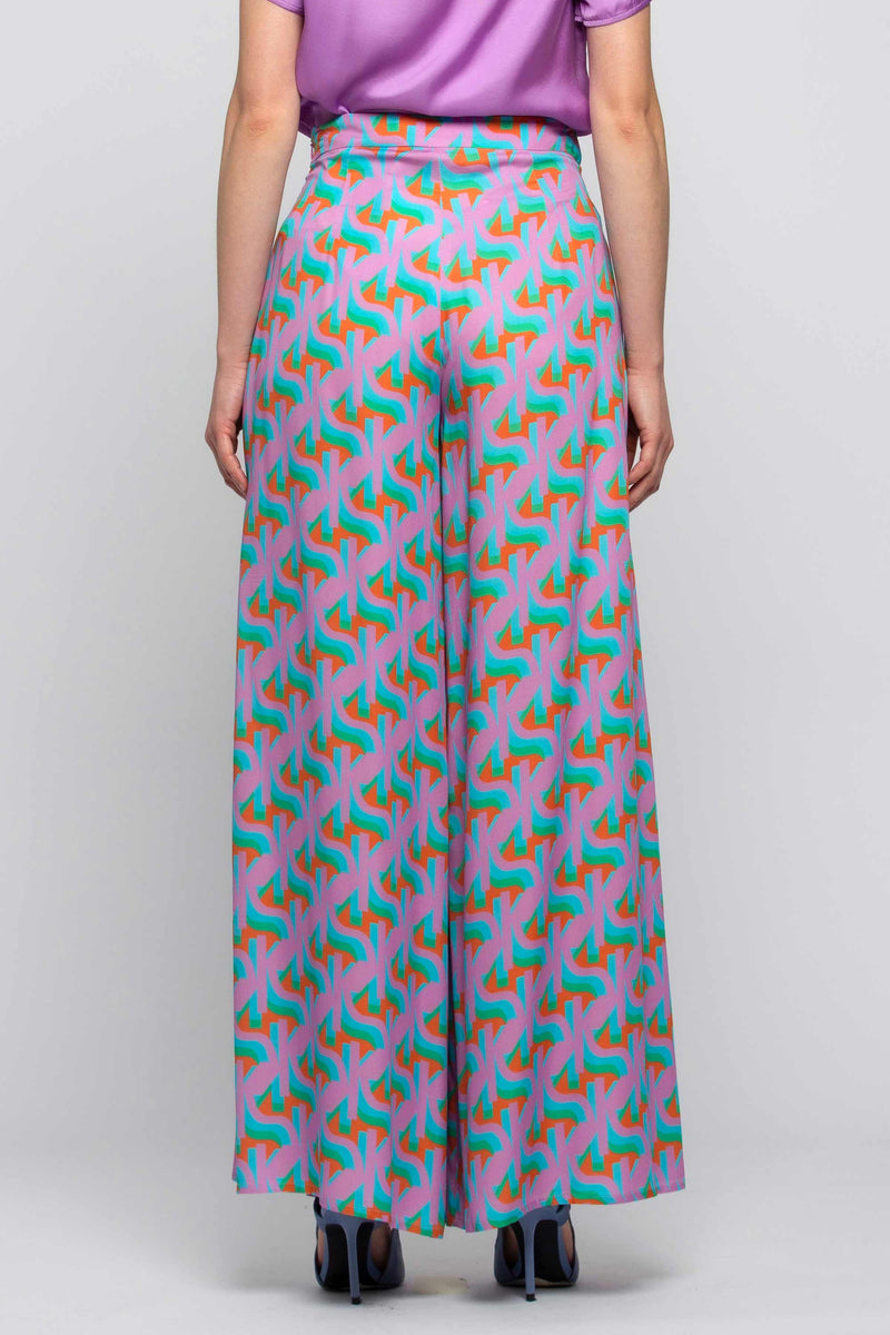 Abstract print culottes - Fashion trousers RIITH