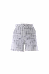 Shorts with pockets and fringed hems - Short RAYRISS