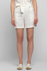 Elegant belted shorts with pockets - Short CALLANN
