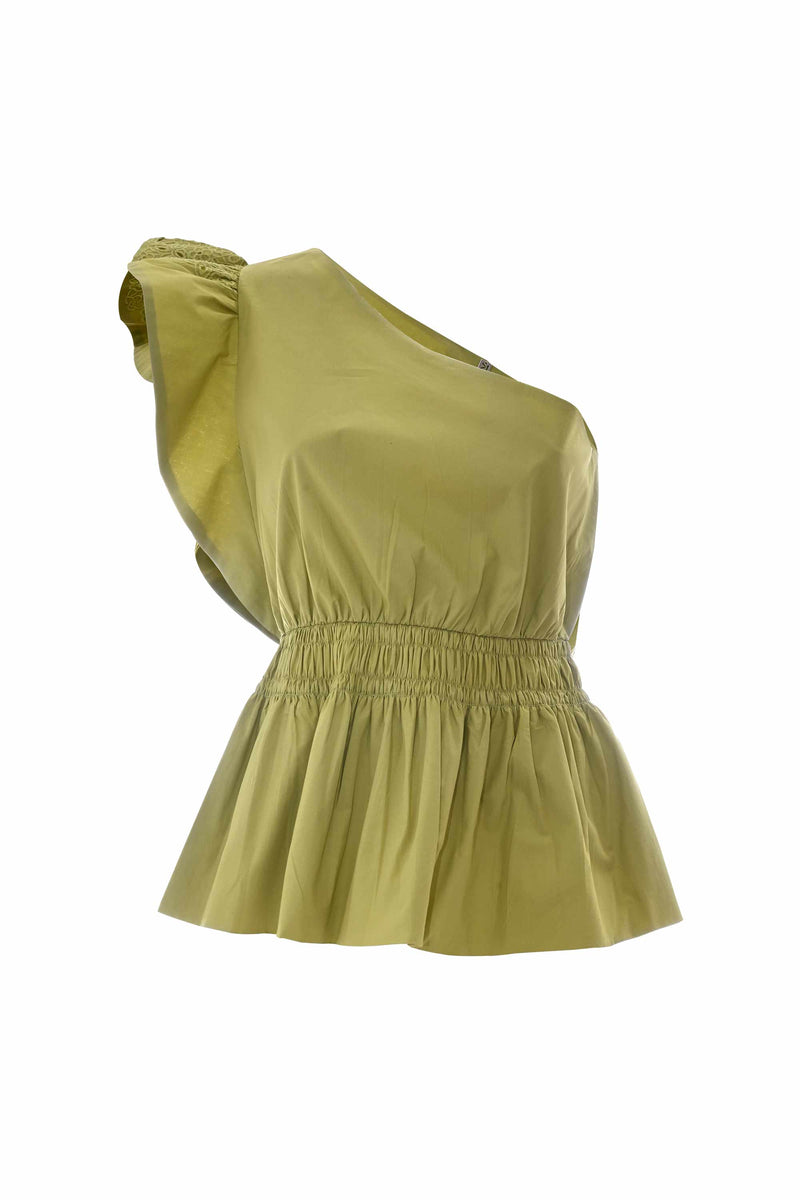 One-shoulder ruffle top - Top VOGIC