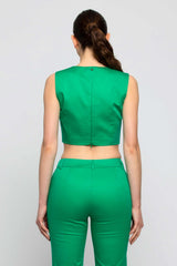 Crop top con scollatura quadrata - Top MINRELL