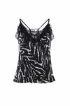 Flared top with lace inserts - Top ULILL