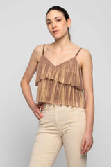 Top corto con spalline sottili - Top BRAXOR