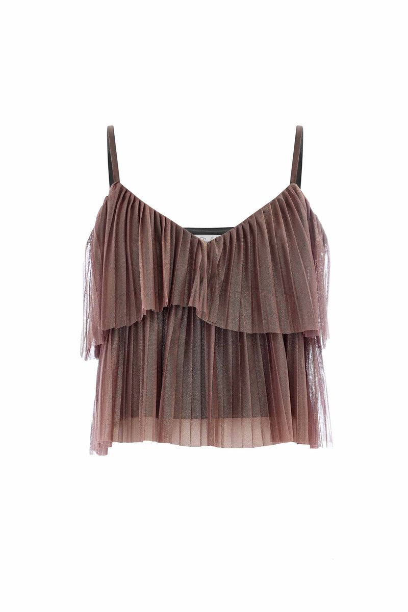 Top corto con spalline sottili - Top BRAXOR