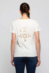 T-shirt in cotone e lino - T-Shirt IMJAL