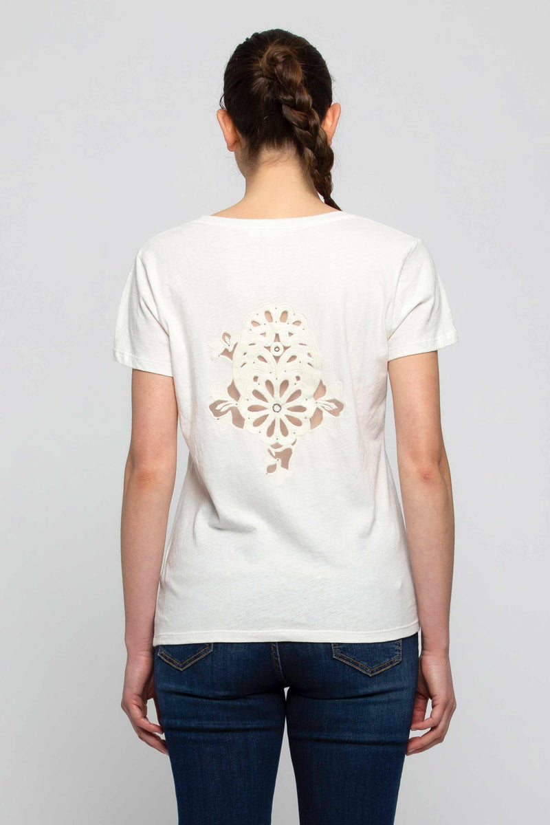 T-shirt in cotone e lino - T-Shirt IMJAL