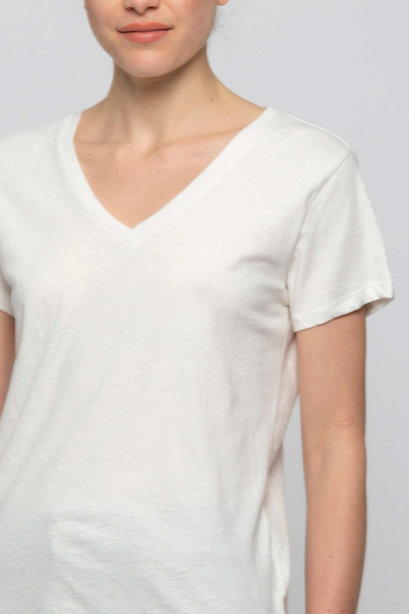 T-shirt in cotone e lino - T-Shirt IMJAL