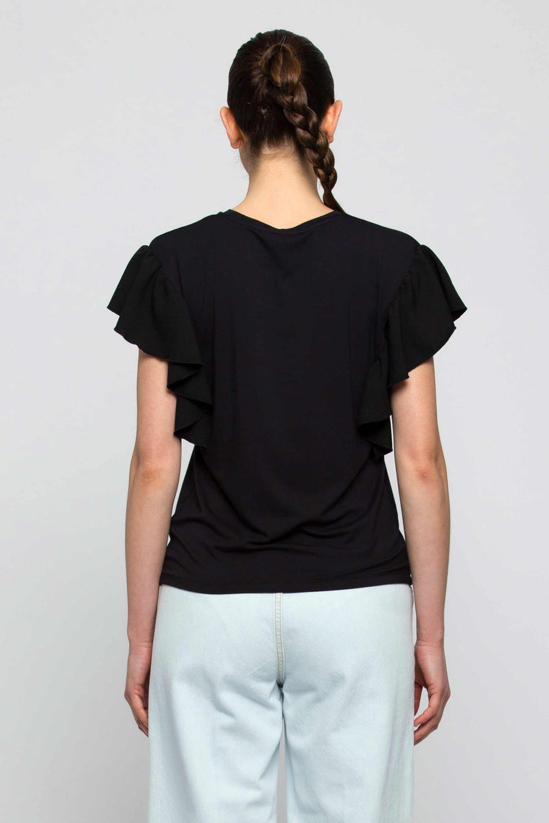 T-shirt with rhinestones - T-Shirt LAIC