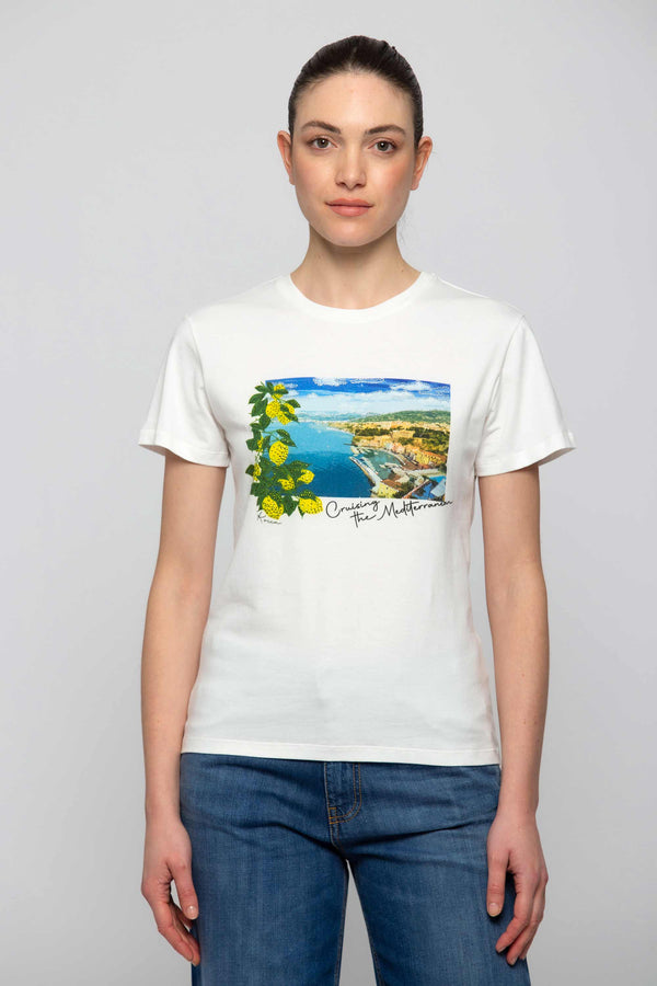 T-shirt stampata con strass - T-Shirt WERREN