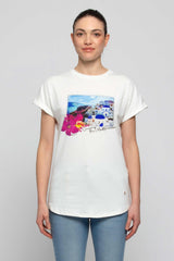 T-shirt stampata in cotone - T-Shirt VULOLA