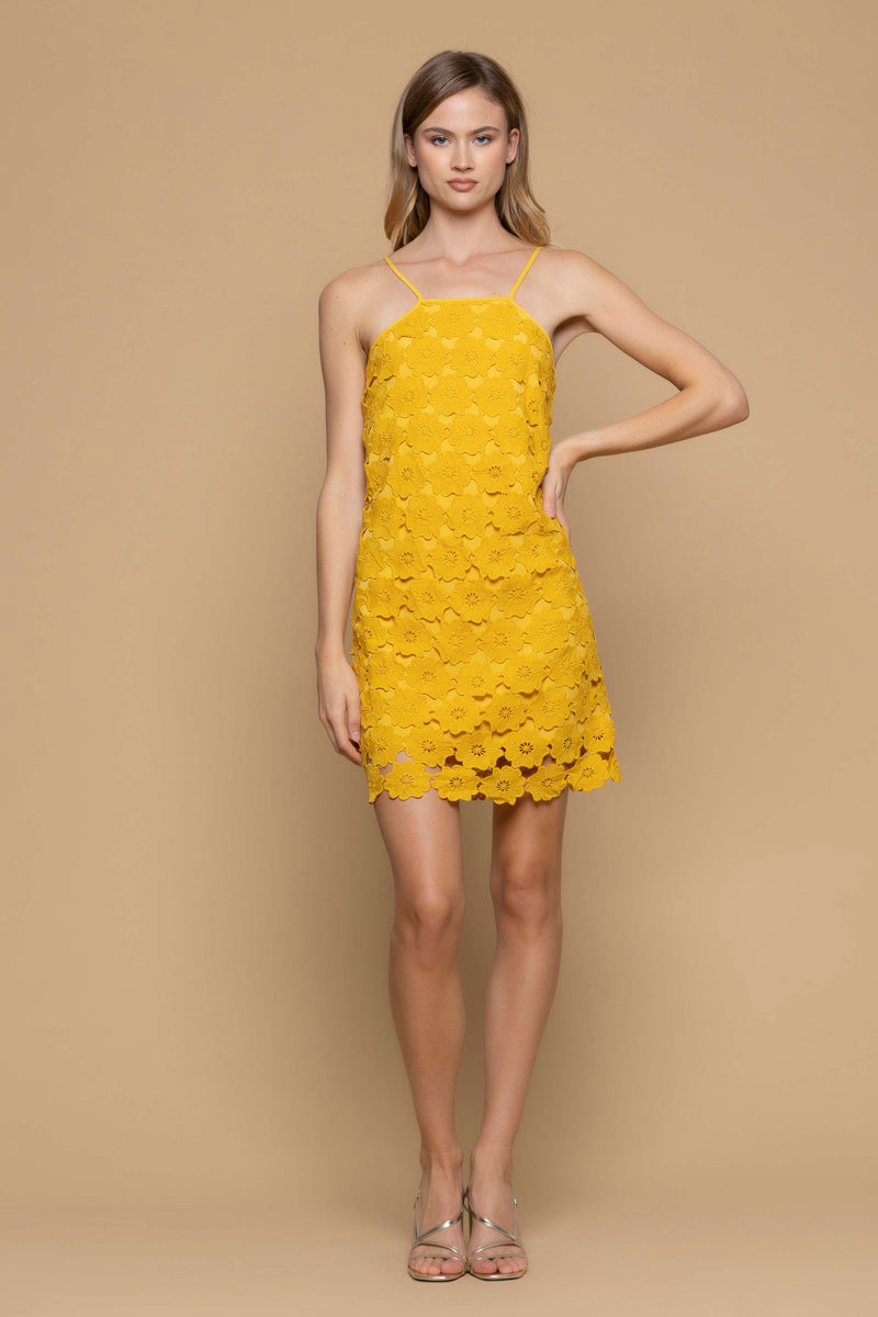 Layered-effect floral mini dress - Dress ELMAY
