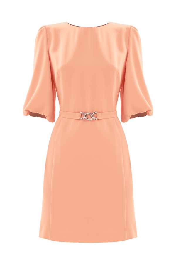 Balloon sleeve mini dress - Dress PETUNIA