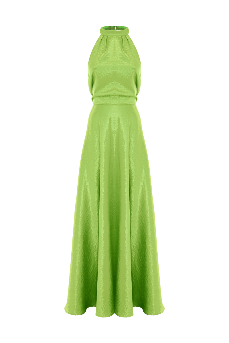 Long halterneck dress - Dress LOREDANA