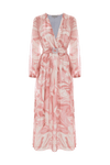 Long V-neck dress - Dress LUCIENNE