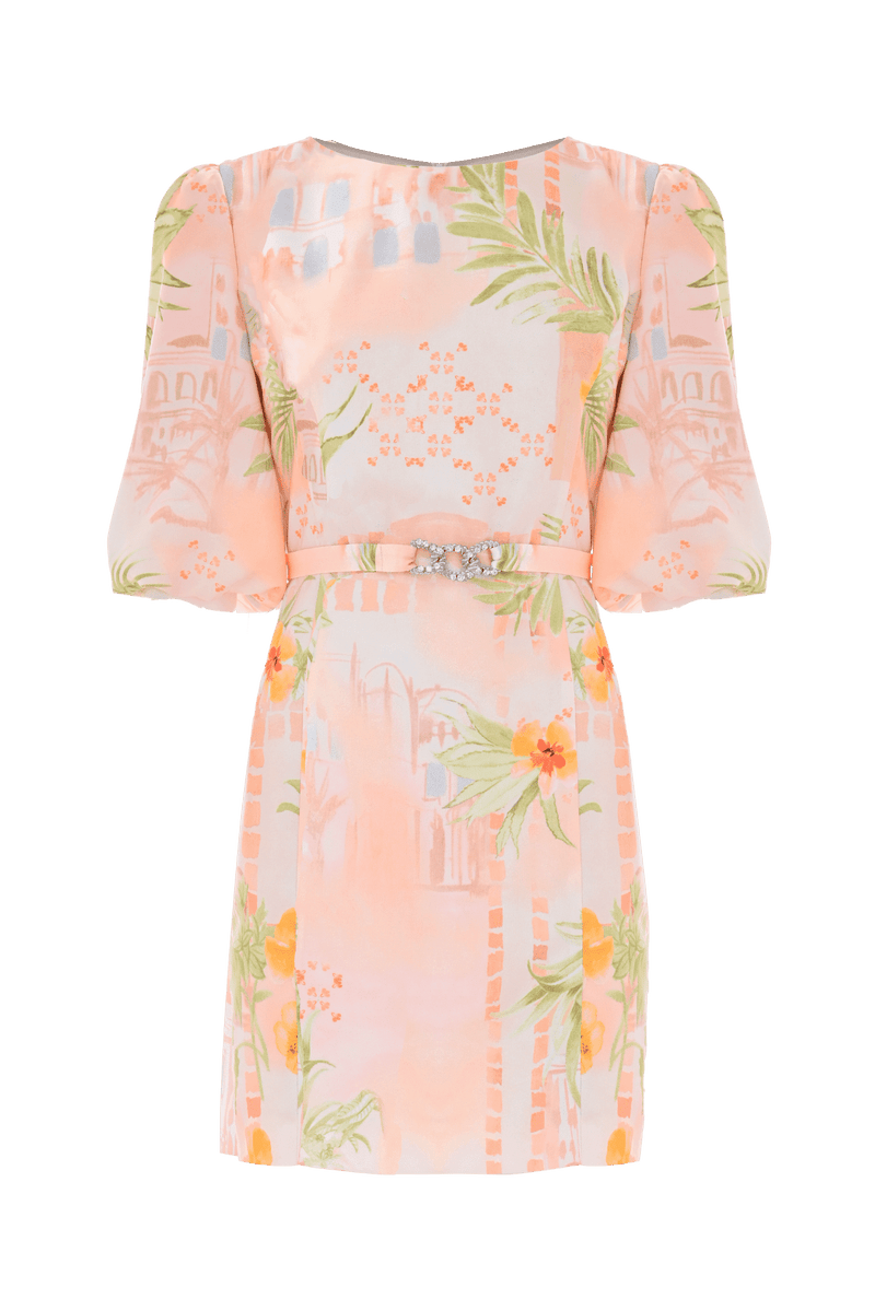 Vestidos cortos con estampado floral - Vestido PETUNIA
