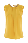 Blusa sin mangas con escote redondo - Blusa LORENZA