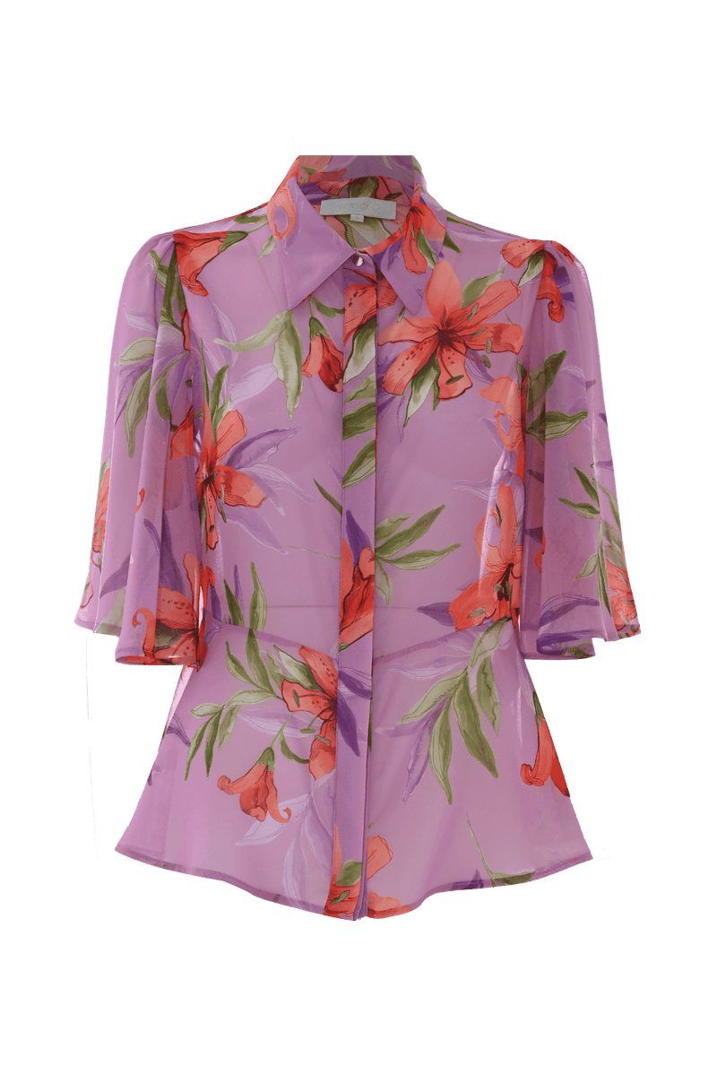 Elegant floral shirt - Shirt CLORINDA