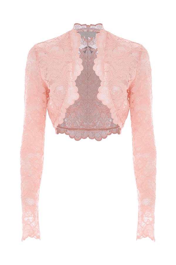 Long-sleeved lace shrug - Shrug VIOLA