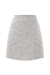 Wrap skirt with a shiny finish - Skirt ORNELLA