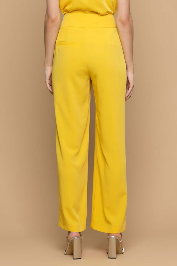 Elegant trousers with a chain at the waist - Trousers GARDENIA