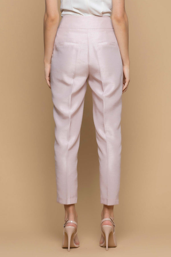 Structured trousers from suit with pleats - Trousers BRIGIT
