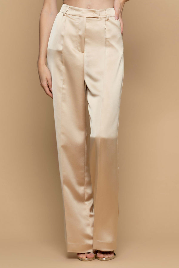 Elegant trousers with a welt pocket - Trousers CLOE