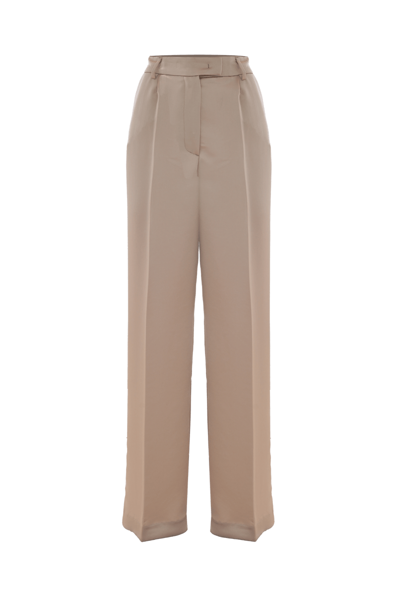 Elegant trousers with a welt pocket - Trousers CLOE