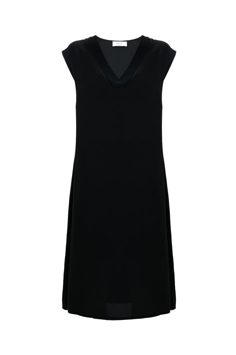 Midi dress with wide straps - Dress GISA