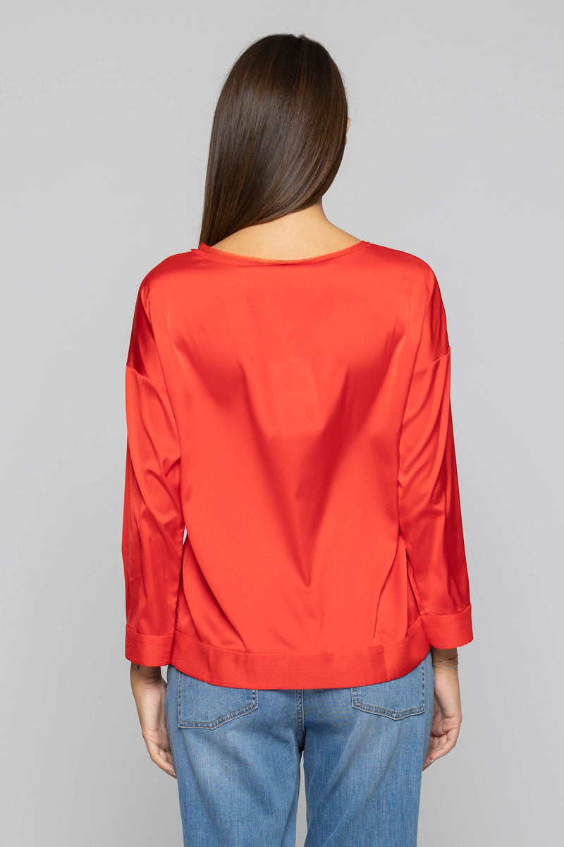 Long-sleeved round neck blouse - Blouse KIFEAN