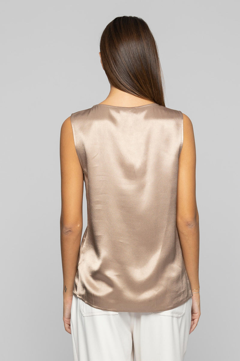 Blouse with a cut-out at the neckline - Blouse ECCLESIO