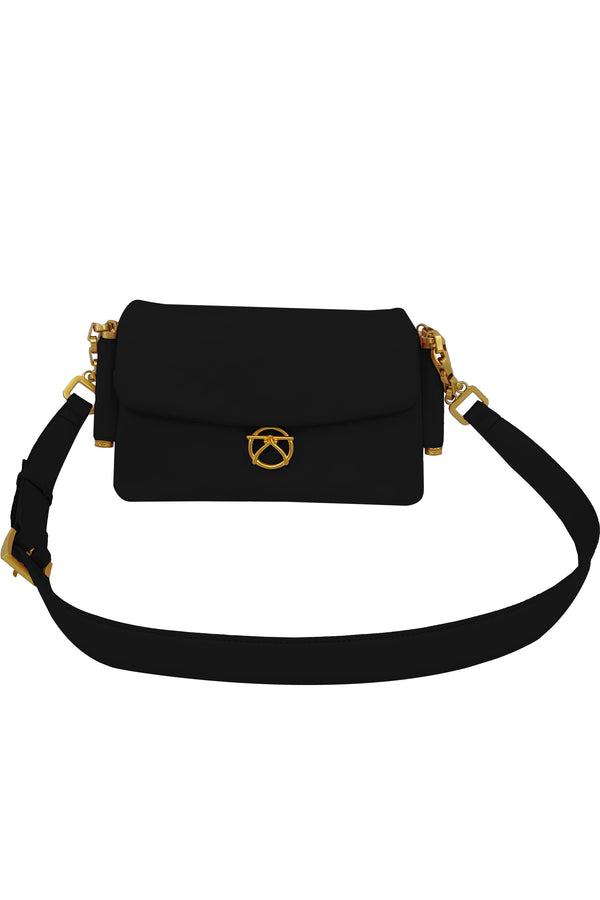 Bag with a crossbody strap and metallic details - Bag KOBONAM