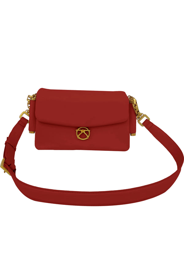 Bag with a crossbody strap and metallic details - Bag KOBONAM