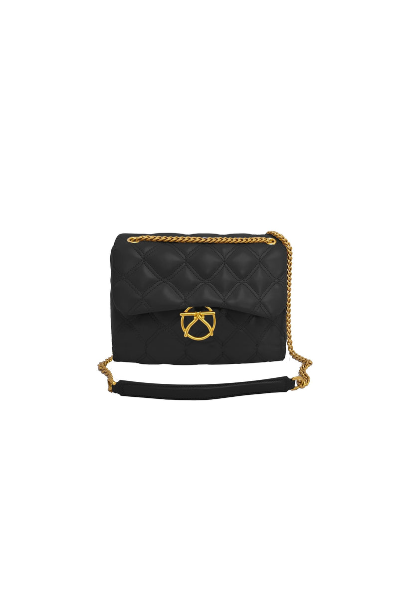 Quilted bag with a chain crossbody strap - Bag PADNAB