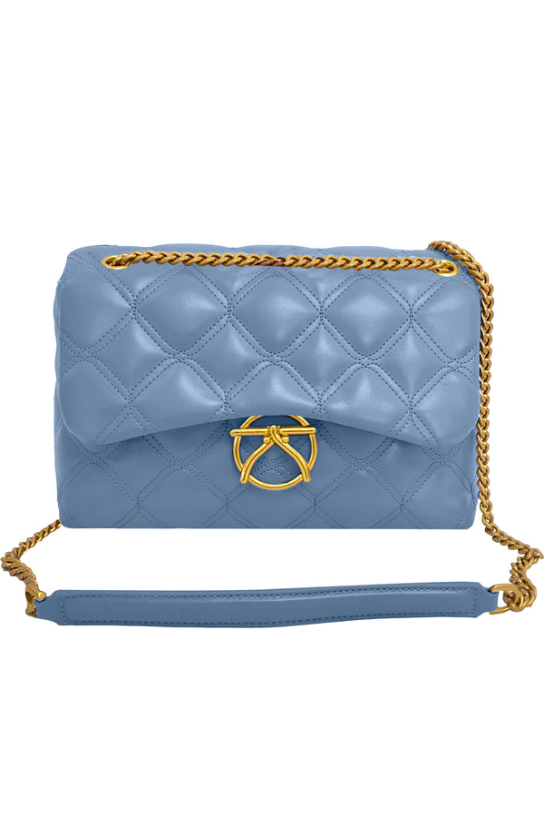 Quilted bag with a golden chain - Bag PADNAC