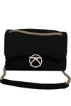 Bag with a crossbody strap and metallic logo - Bag PADNAFFYC