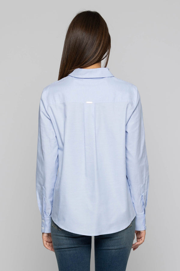 Camisa 100 % algodón con detalles brillantes - Camisa CAMELIE