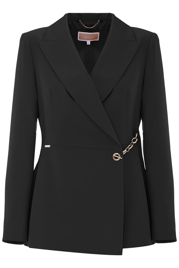 Elegante chaqueta con efecto asimétrico - Chaqueta LISABETH