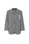 Striped jacket with embroidery - Jacket KAY