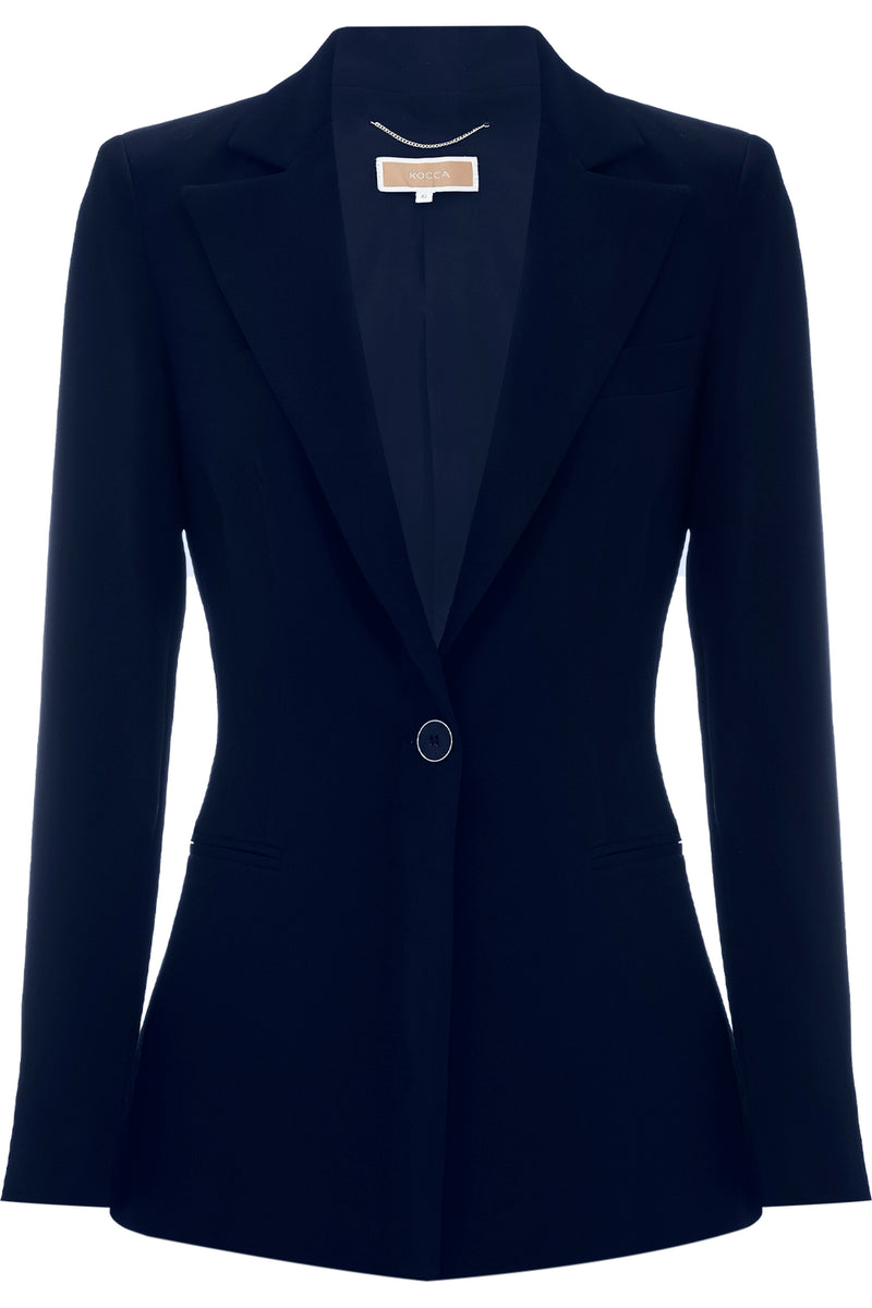 Single-breasted jacket with welt pockets - Jacket LINARRA